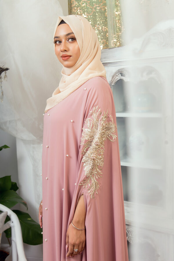 Lulu Cape Gown - Pink - Image 2