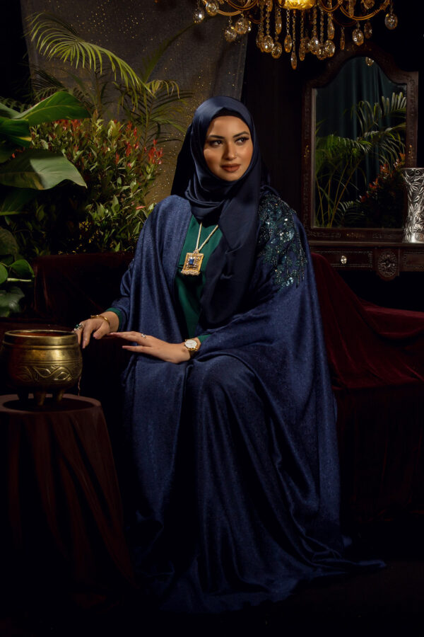 Dalia Abaya - Navy - Image 3