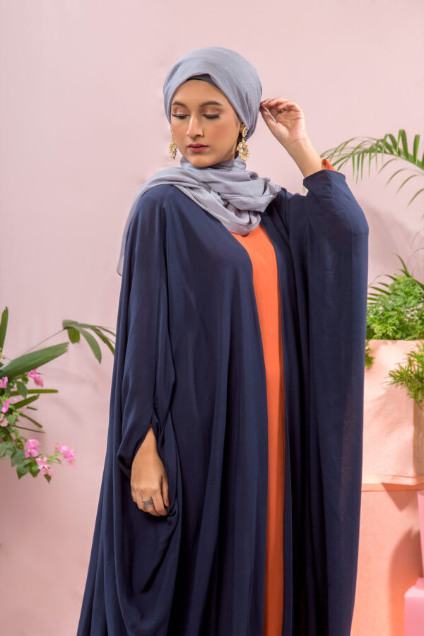 Amira Abaya - Navy - Image 3