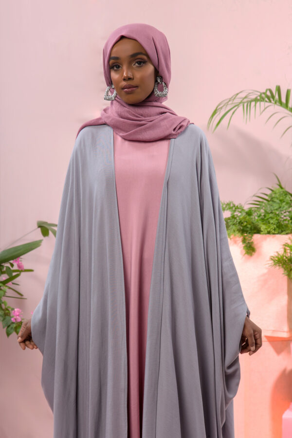 Amira Abaya - Grey - Image 3