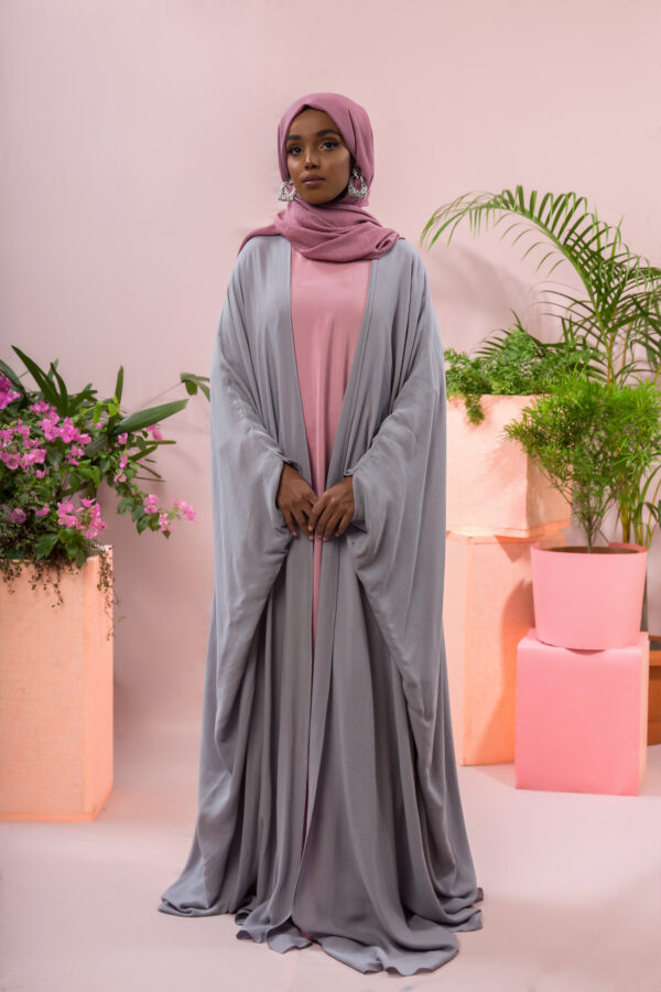 Amira Abaya - Grey - Image 2