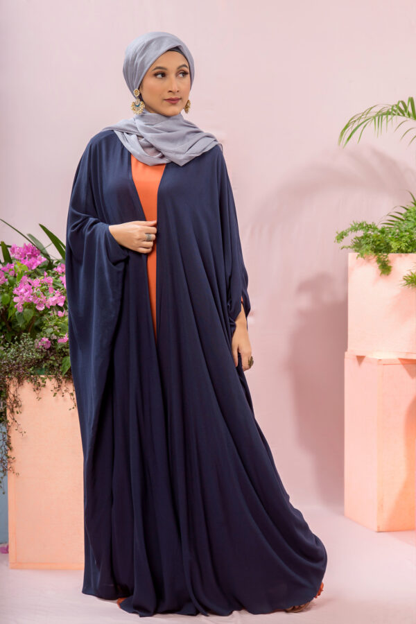 Amira Abaya - Navy - Image 2