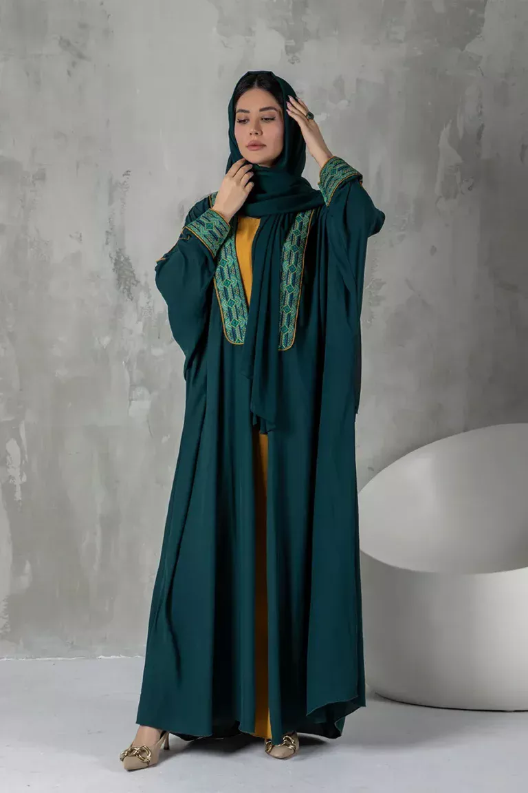 Moroccan Abaya - Green 2