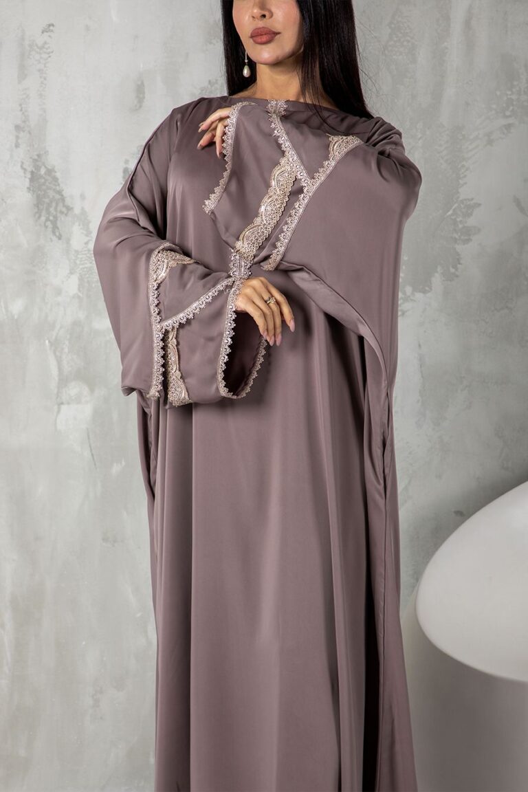 Bliss Abaya set - Hazelnut 1