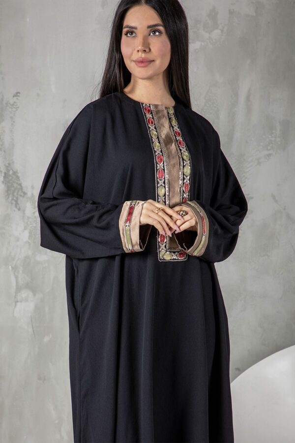 Leya Dress Kaftan - Black - Image 2