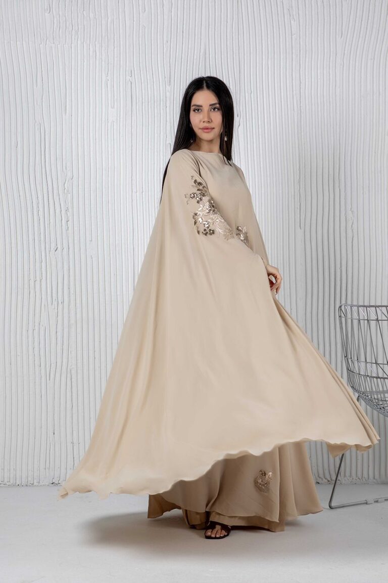 EMB Cape Gown - Ivory 2